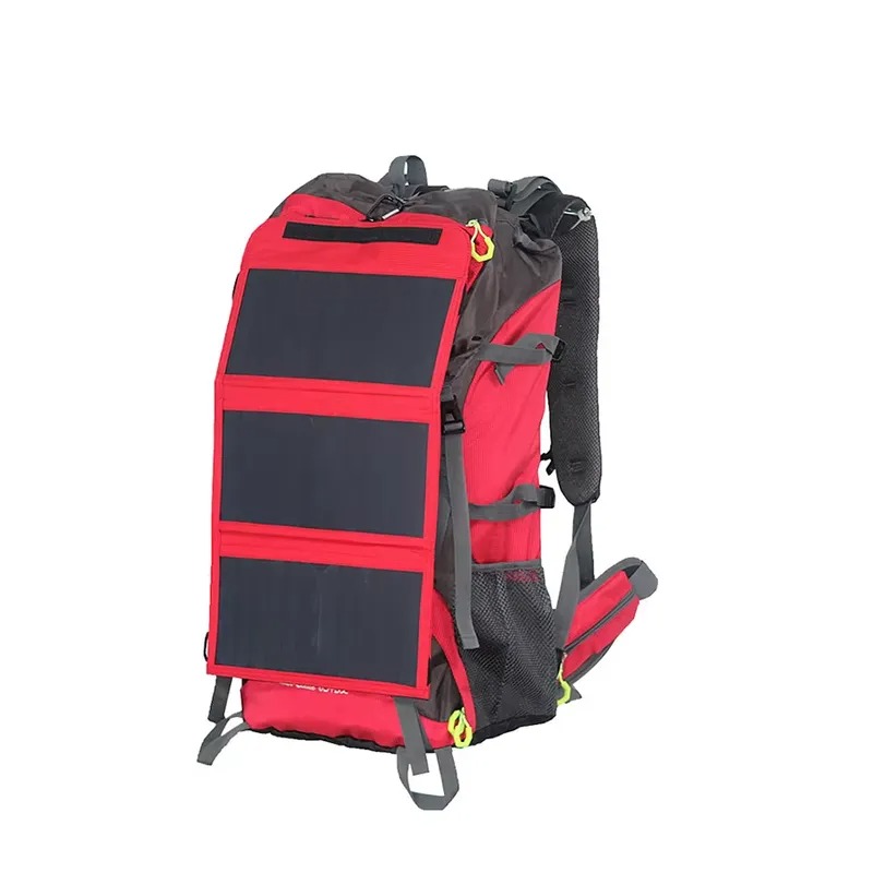 Hiking Backpack Waterproof - Mochila Solar Inteligente Personalizada 2026, 68L,
