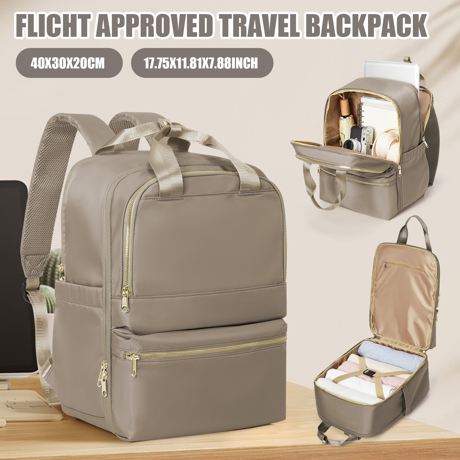 Mochila de viaje Ryanair 40x30 - Canvas Backpack Casual reseña y precio
