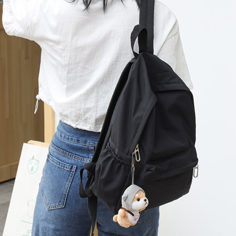 Mochila informal de color liso - Fashion Backpack Women reseña y precio